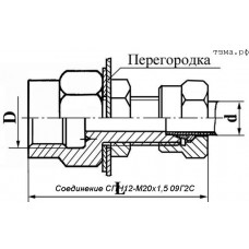 Соединение СПН12-М20х1,5 09Г2С